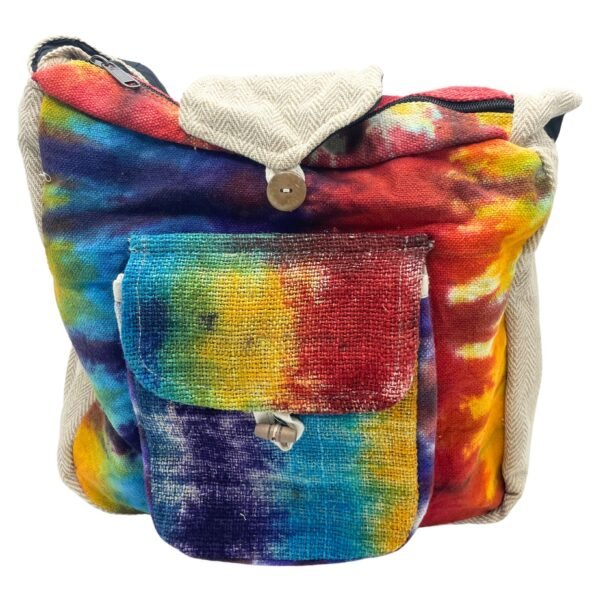 bG9jYWw6Ly9tZWRpYS85Ry9DRC82MFIzMEMxRzZXUjNDRDlHL2JhMzhkOTY3LmpwZWc.jpg Tie-dye axelväska i bomull och hampa