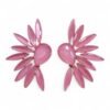 bG9jYWw6Ly9tZWRpYS8xUC82RC82MFIzMEMxSjY0Uks2RDFQL2IzYmI4Njk0LmpwZw-2.jpg Rosa örhängen med bladformade glasdetaljer
