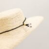 Halsband med natursten i droppform