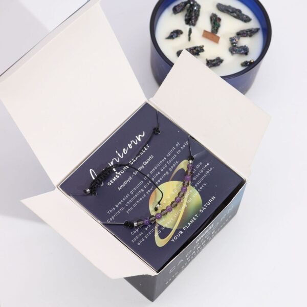 Presentförpackning med doftljus för Stenbocken