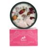 Doftljus med rosenkvarts – De älskande med rosa presentförpackning